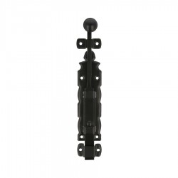 Tolózár díszes fekete 150 mm