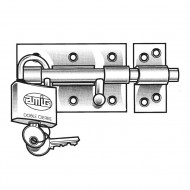 Bajonett tolózár lakatolható 120 mm
