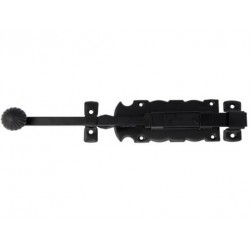 Tolózár díszes fekete 250 mm