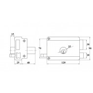 Pincezár rászegezős 