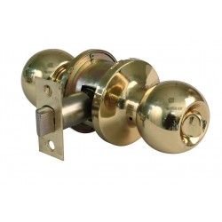 Ajtózár forgógombos réz toalett