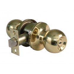 Ajtózár forgógombos réz toalett