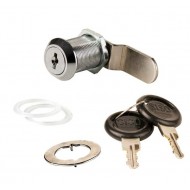 Bútorzár 25 mm hajlított nyelvvel Siso