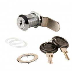 Bútorzár 25 mm hajlított nyelvvel Siso