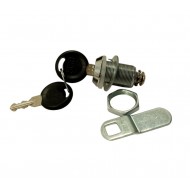 Bútorzár 25 mm hajlított nyelvvel Siso