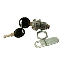 Bútorzár 25 mm hajlított nyelvvel Siso