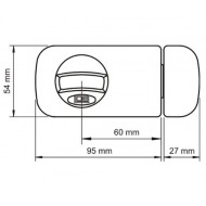 Elzett 6784 gombos zár