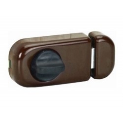 Ajtózár gombos barna, fehér