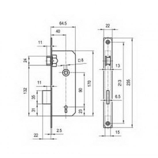 Ajtózár Elzett 380
