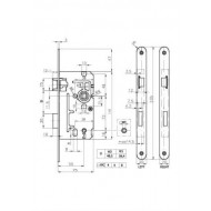 Elzett 110 55/72 toalett jobbos