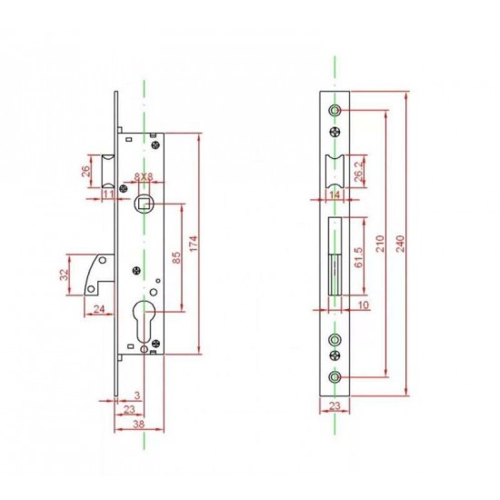 Anbo portálzár kampós