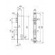 Elzett Portálzár 3397 34/22 mm görgős Elzett Portálzár 3397 34/22 mm görgős