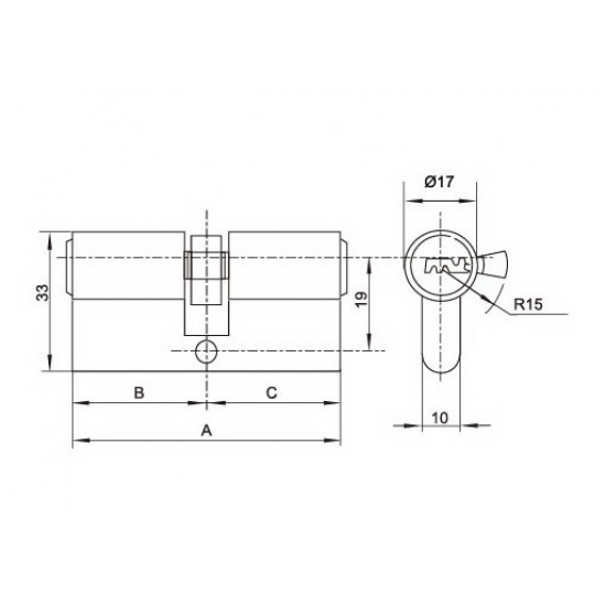 Anbo 2300 30 x 30 mm 2 db-os Anbo 2300 30 x 30 mm 2 db-os