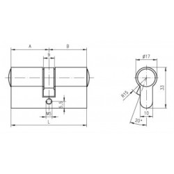 Titan K1 30 x 30 mm gombos Titan K1 30 x 30 mm gombos